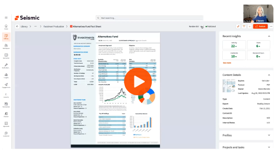 Easily publish, update, and expire your content with Seismic