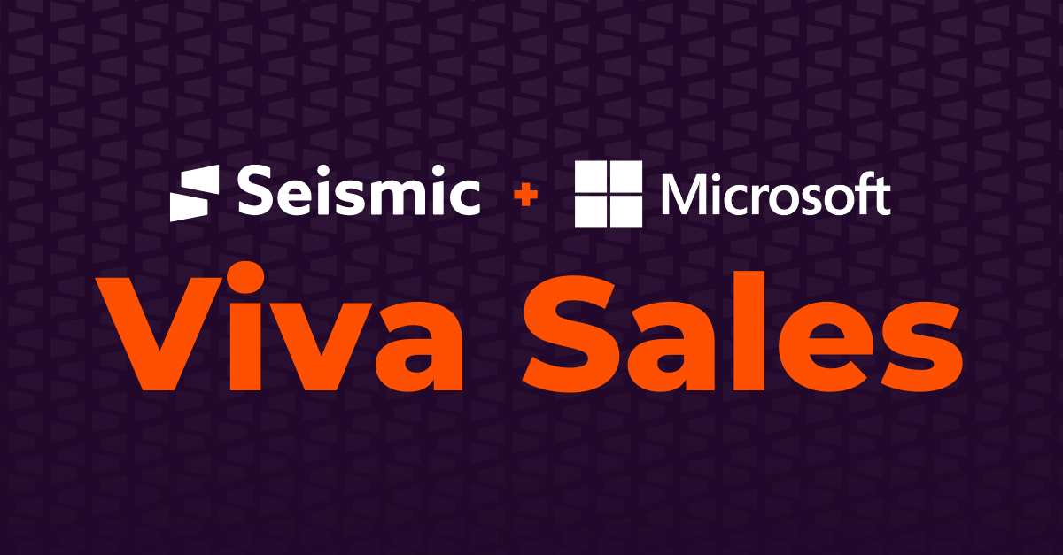 Seismic and Microsoft partner to power the future of sales with Viva Sales