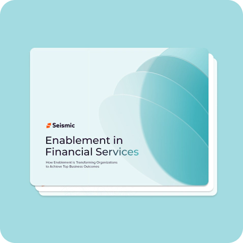 Enablement in Financial Services Ebook