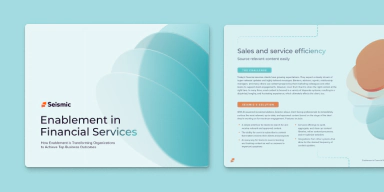 Enablement in Financial Services Ebook