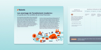 Les avantages de l’enablement moderne : un guide pour les sociétés de services financiers