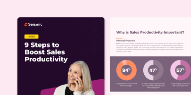 9 Steps to Boost Sales Productivity