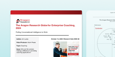 The Aragon Research Globe™ for Enterprise Coaching, 2024