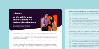 La checklist pour l’évaluation de l’IA dédié à l’enablement