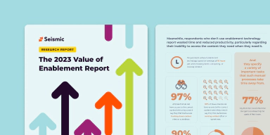 Seismic 2023 Value of Enablement Report: Sales enablement makes your job easier